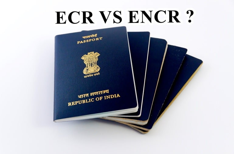 ECR और ENCR में क्या अंतर है- Difference Between An ECR And A Non-ECR Passport In Hindi