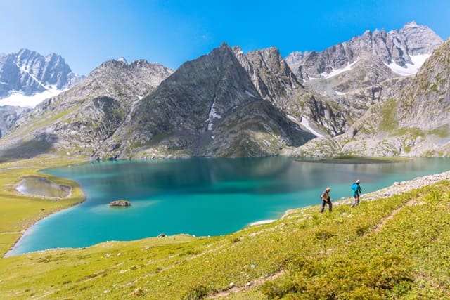 कश्मीर ग्रेट लेक ट्रेक टूरिज्म - Jammu Kashmir Dehkne Layak Jagah Kashmir Great Lake Trek In Hindi