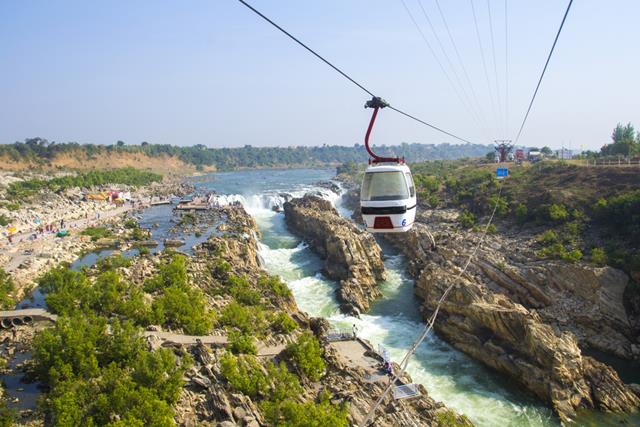 जबलपुर पर्यटन में आनंद ले केबल कार राइड - Jabalpur Tourism Me Anand Le Cable Car Ride Ka In Hindi