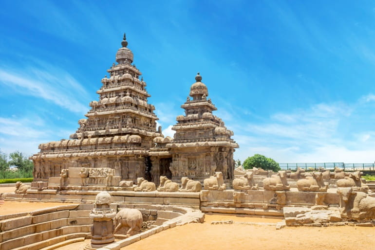 भारत की ऐतिहासिक घूमने की जगह महाबलिपुरम तमिलनाडु