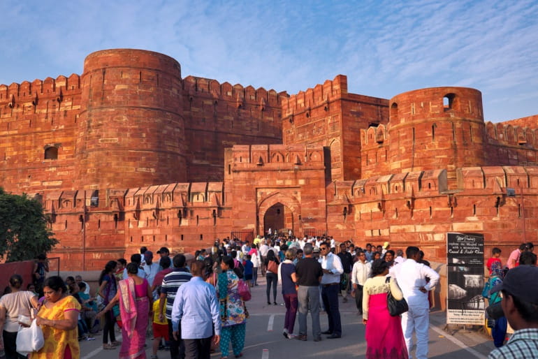 भारत क हिस्टोरिकल प्लेस आगरा किला 