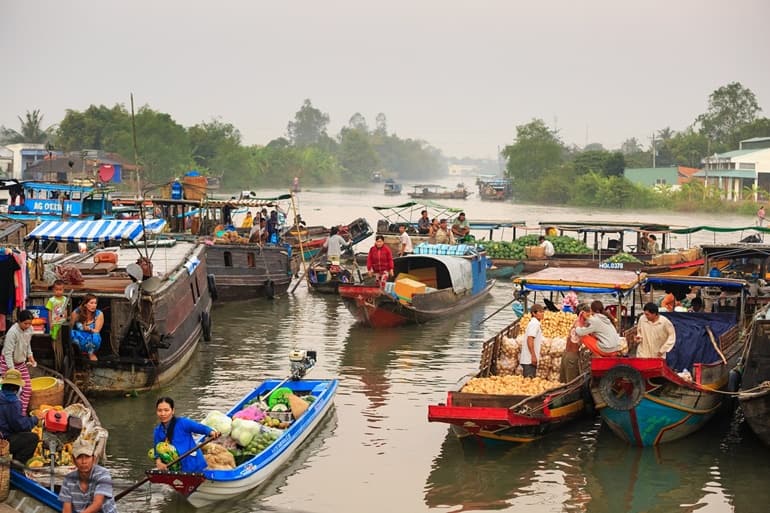 वियतनाम पर्यटन में देखने के लिए रोचक जगह मेकांग डेल्टा वियतनाम