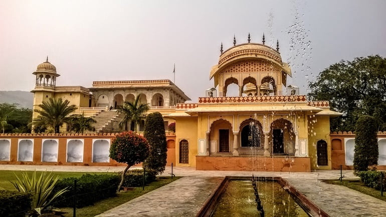 कनक वृंदावन गार्डन जयपुर की वास्तुशिल्प