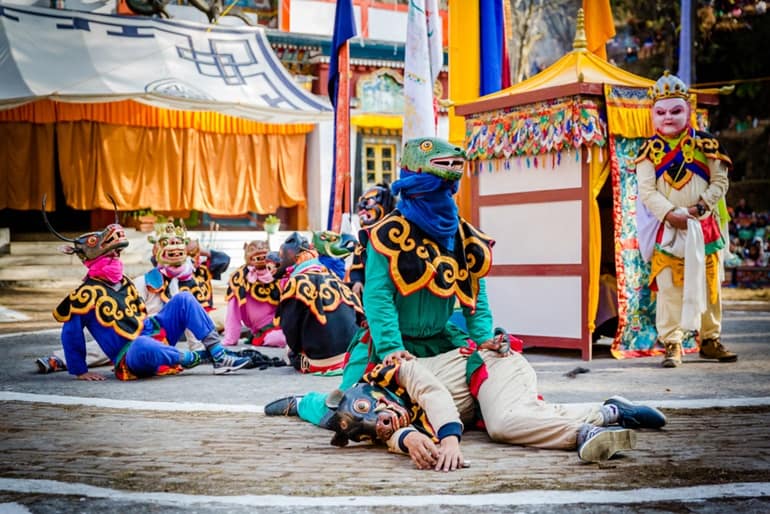 भारत के सिक्किम राज्य का प्रसिद्ध उत्सव सागा दावा