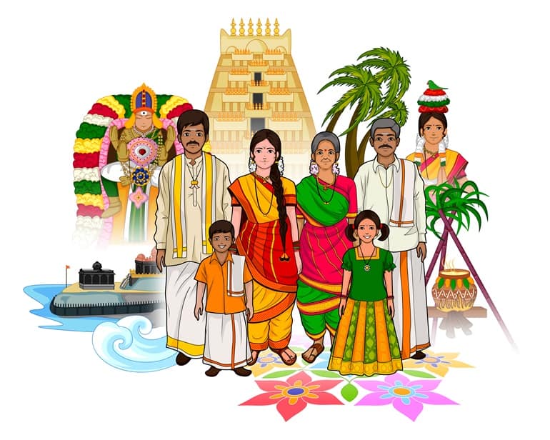 तमिलनाडु राज्य के बारे में हिंदी में जानकारी - Tamil Nadu In Hindi