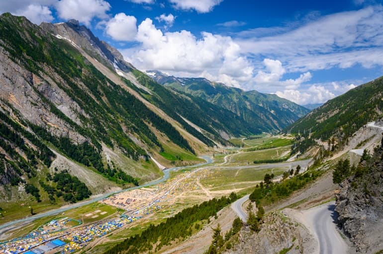 Kashmir Ka Prayatan Sthal Baltal Valley In Hindi