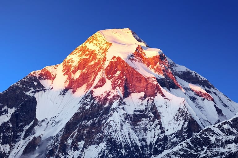 धौलागिरि पर्वत - Mount Dhaulagiri In Hindi