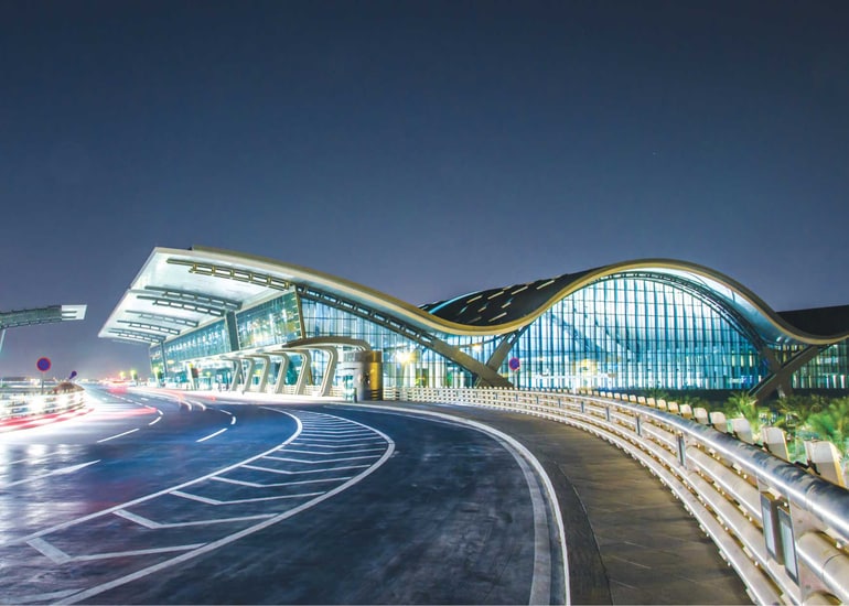 हमद एयरपोर्ट दोहा कतर - Hamad Airport, Doha, Qatar In Hindi