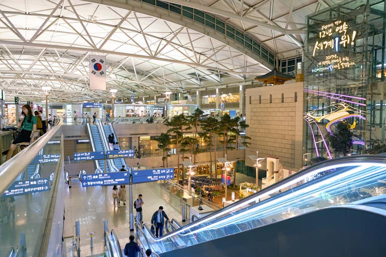 इंचियोन इंटरनेशनल एयरपोर्ट, सियोल, दक्षिण कोरिया – Incheon International Airport, Seoul, South Korea In Hindi