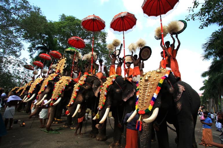 केरल के प्रमुख उत्सव और त्यौहार - Festivals Of Kerala In Hindi