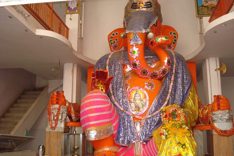 बड़ा गणपति मंदिर इंदौर - Bada Ganpati Temple Indore in Hindi