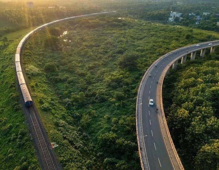 गोदावरी ब्रिज (4.13 किलोमीटर )आंध्र प्रदेश - Godavari Bridge Andhra Pradesh in Hindi